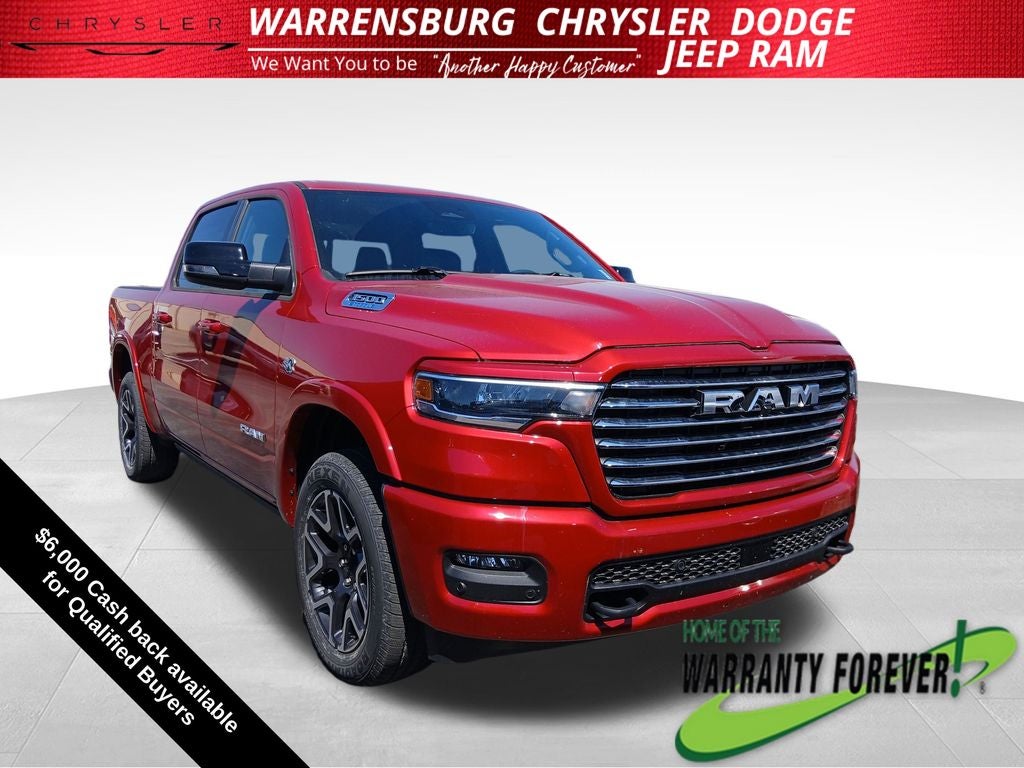 2026 RAM Ram 1500 RAM 1500 LARAMIE CREW CAB 4X4 5'7' BOX