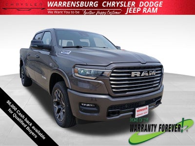2026 RAM Ram 1500 RAM 1500 LARAMIE CREW CAB 4X4 5'7' BOX