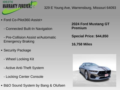 2024 Ford Mustang GT Premium Fastback
