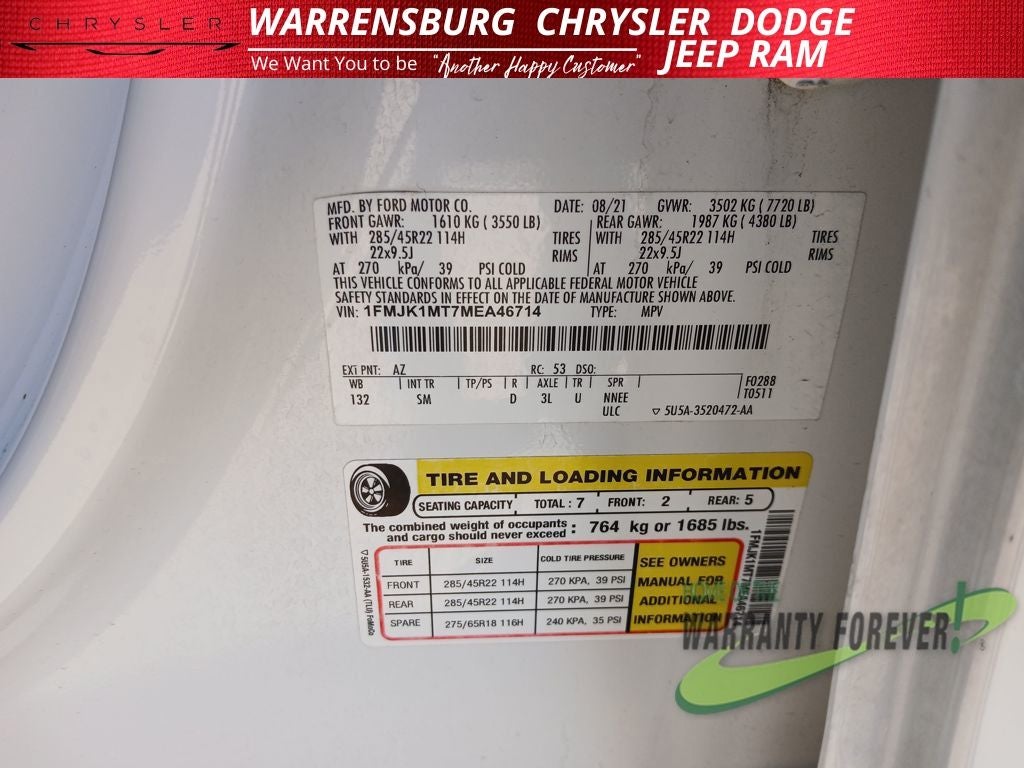 2021 Ford Expedition Platinum MAX