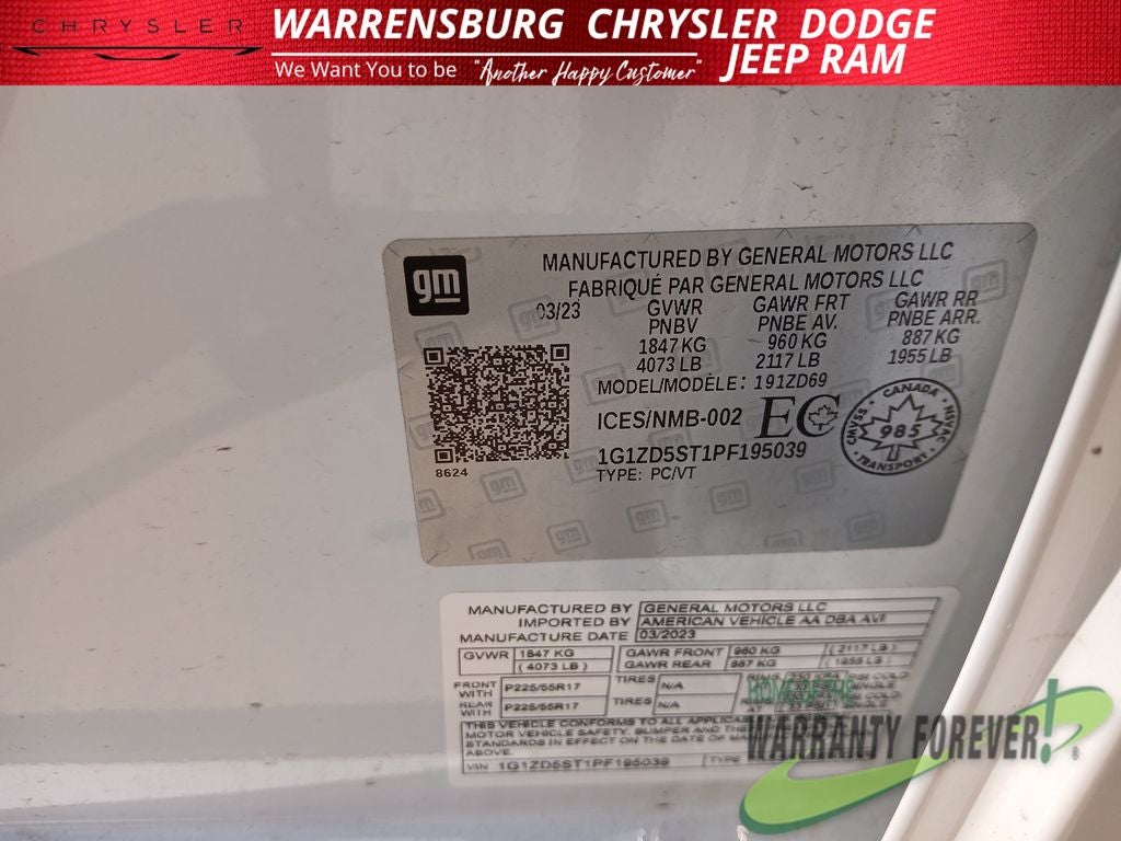 2023 Chevrolet Malibu 1LT