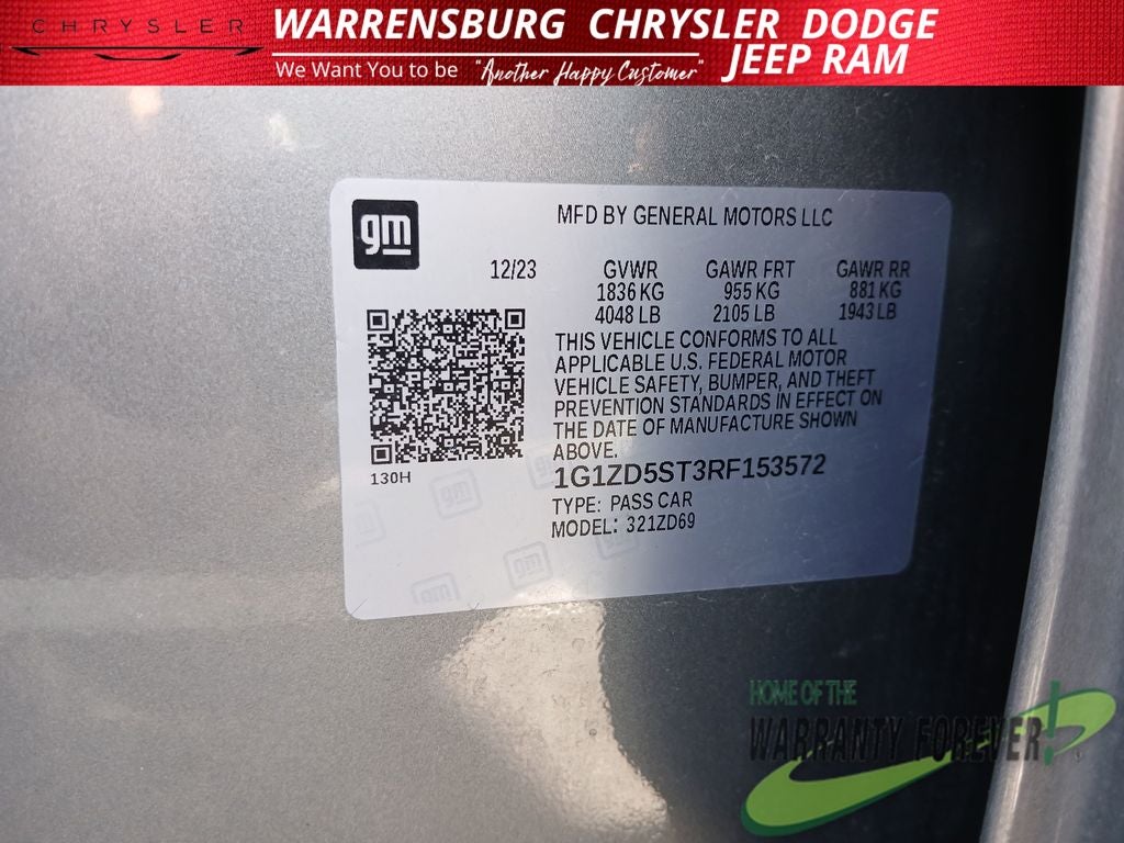 2024 Chevrolet Malibu FWD 1LT