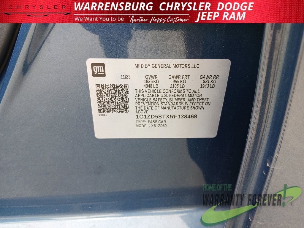 2024 Chevrolet Malibu FWD 1LT