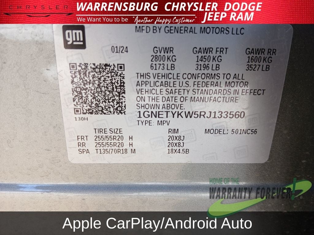 2024 Chevrolet Traverse Limited AWD RS