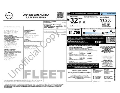 2024 Nissan Altima SV FWD