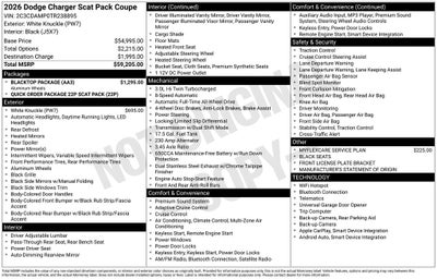 2026 Dodge Charger CHARGER SCAT PACK 2-DOOR AWD
