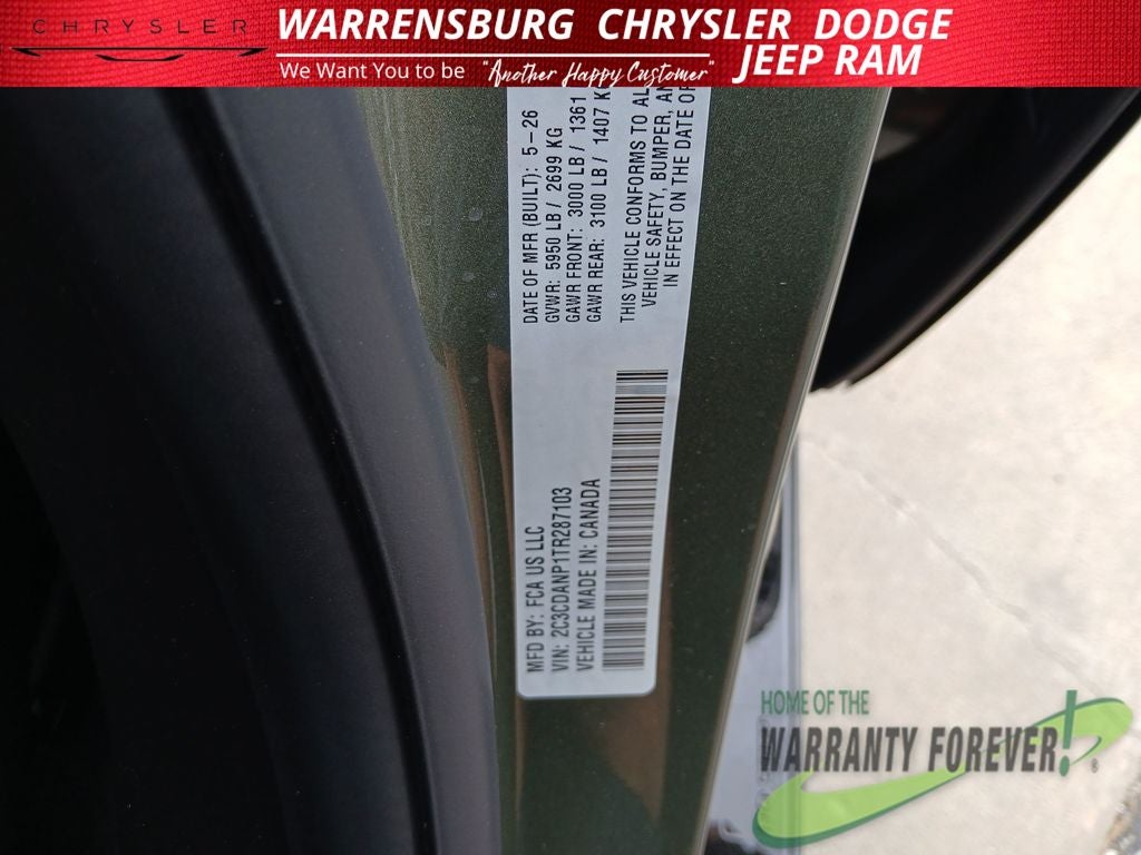 2026 Dodge Charger CHARGER R/T 4-DOOR AWD