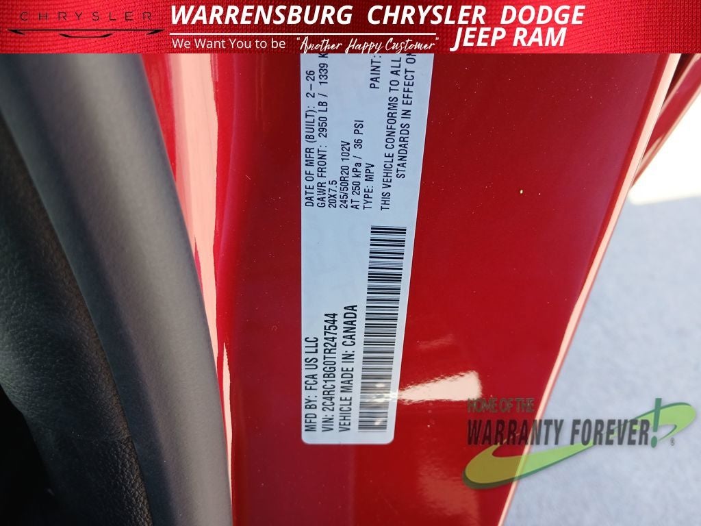 2026 Chrysler Pacifica PACIFICA SELECT