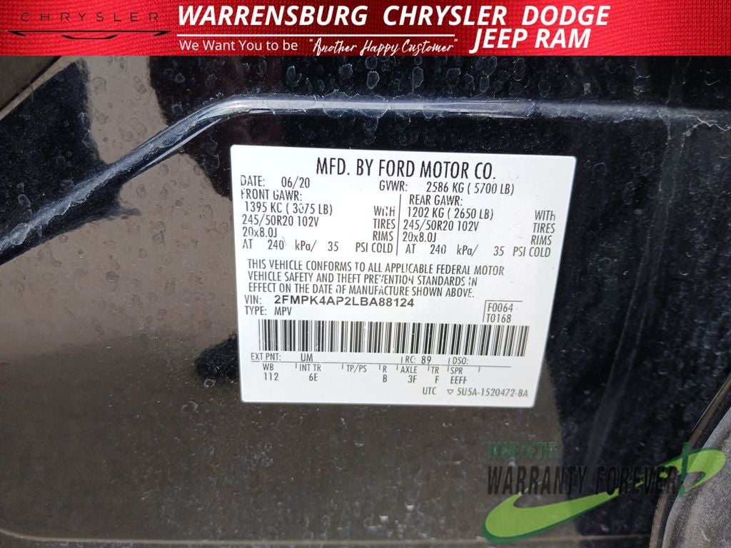 2020 Ford Edge ST