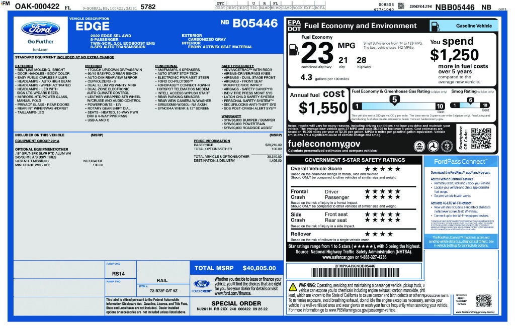 2022 Ford Edge SEL