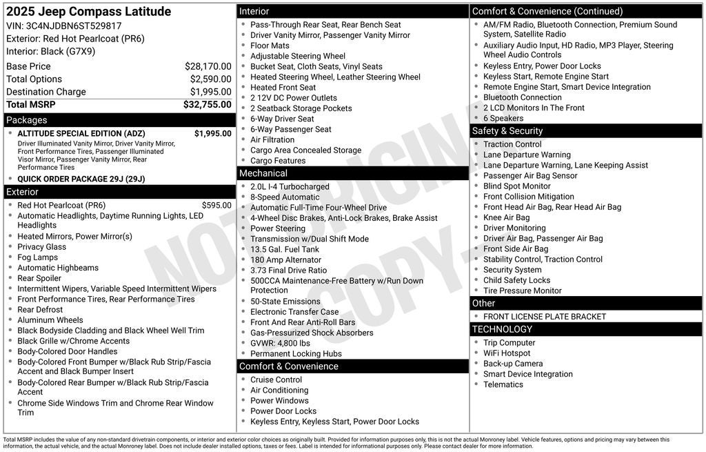 2025 Jeep Compass Latitude 4x4