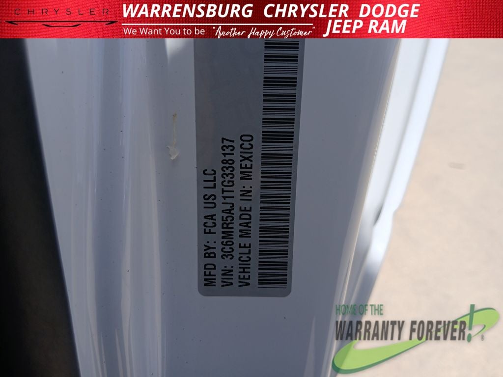 2026 RAM Ram 2500 RAM 2500 TRADESMAN REGULAR CAB 4X4 8' BOX