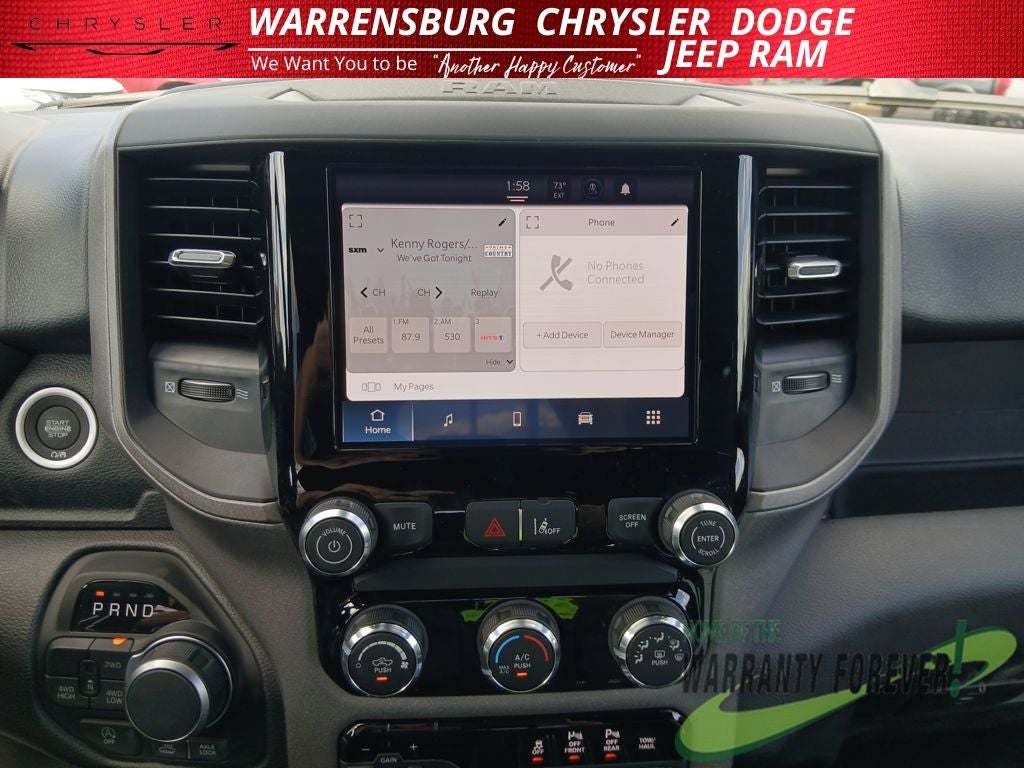 2026 RAM Ram 1500 RAM 1500 WARLOCK CREW CAB 4X4 5'7' BOX