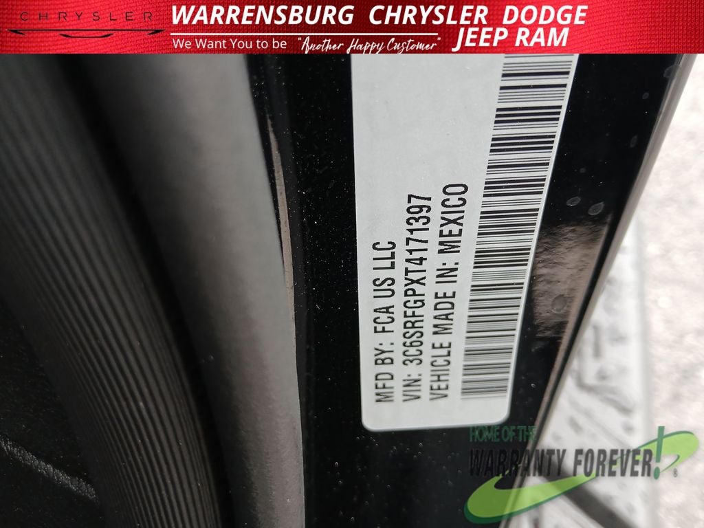 2026 RAM Ram 1500 RAM 1500 WARLOCK CREW CAB 4X4 5'7' BOX