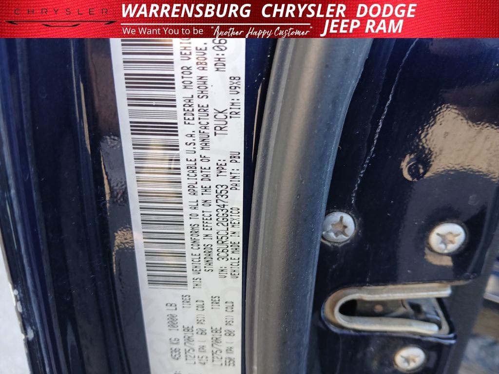 2016 RAM 2500 Tradesman