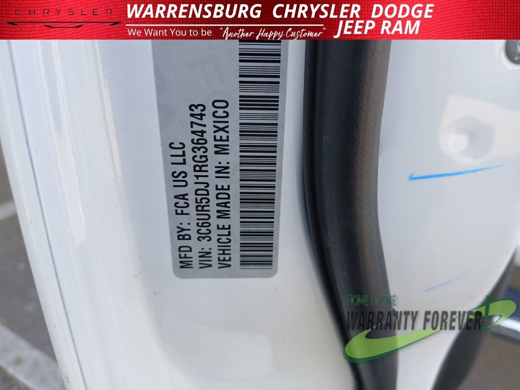 2024 RAM 2500 Big Horn Crew Cab 4x4 6'4' Box