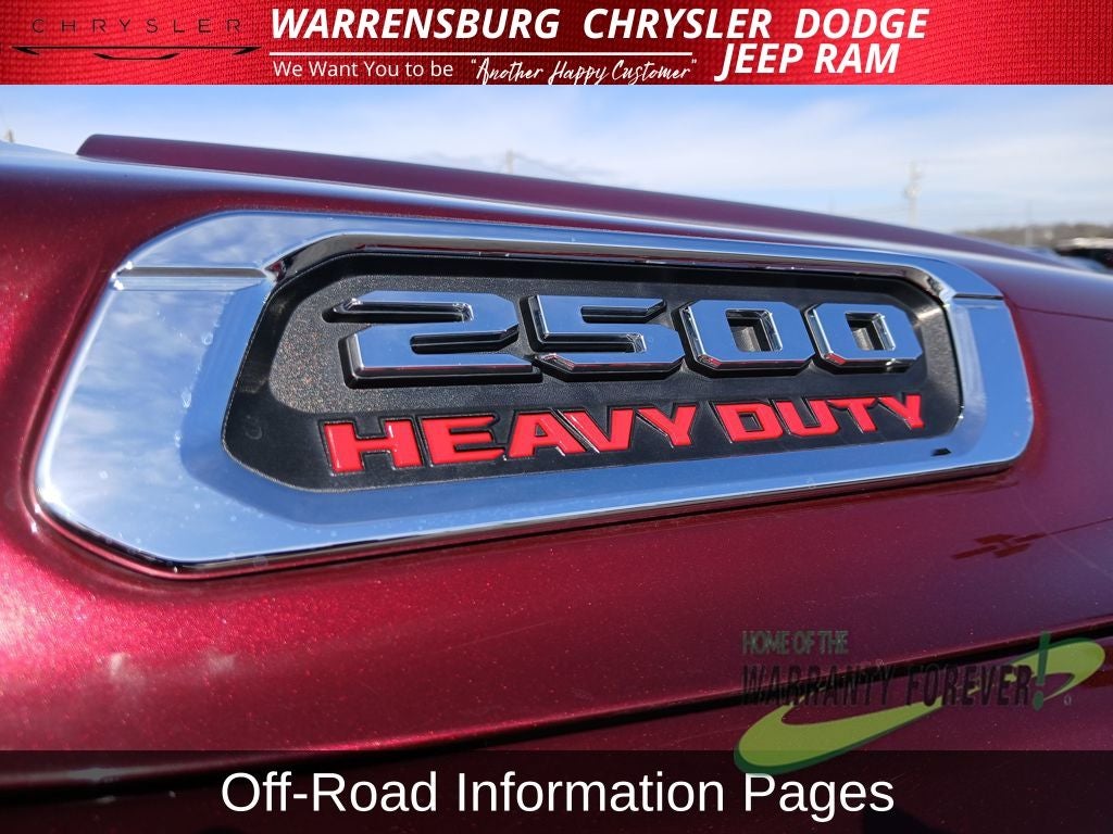 2021 RAM 2500 Big Horn Crew Cab 4x4 6'4' Box