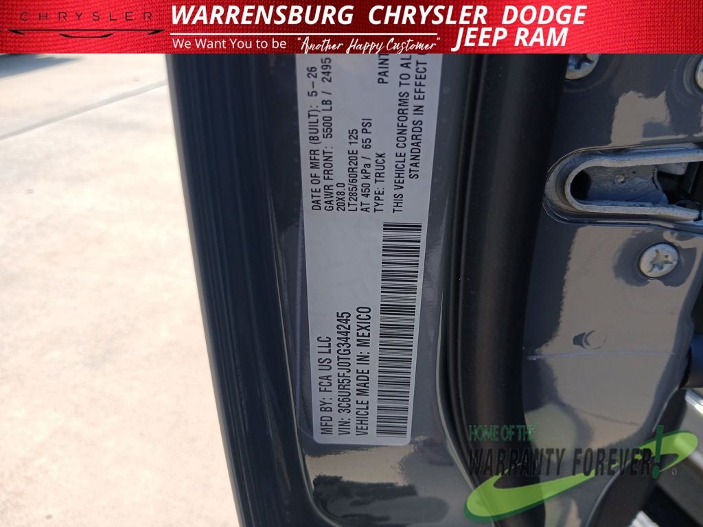 2026 RAM Ram 2500 RAM 2500 LARAMIE CREW CAB 4X4 6'4' BOX