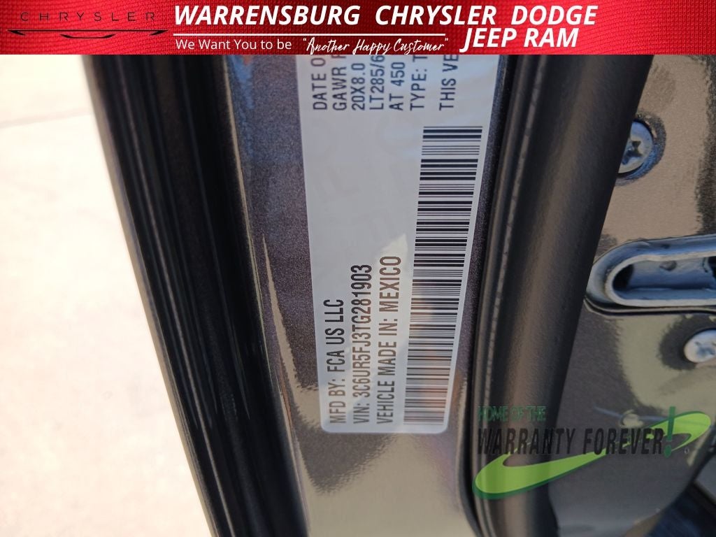 2026 RAM Ram 2500 RAM 2500 LARAMIE CREW CAB 4X4 6'4' BOX