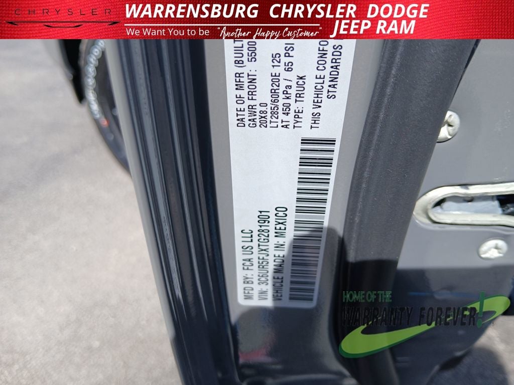 2026 RAM Ram 2500 RAM 2500 LARAMIE CREW CAB 4X4 6'4' BOX