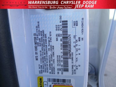 2019 Ford Fusion Hybrid Titanium