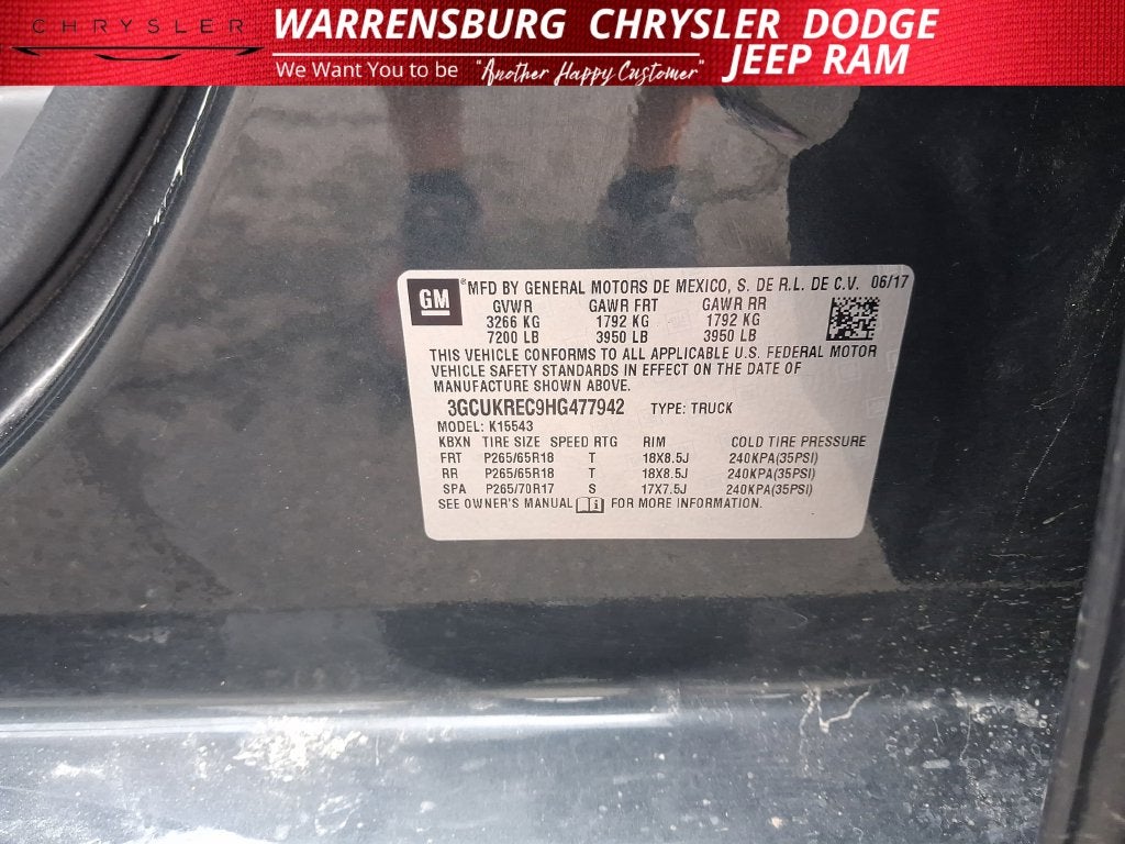 2017 Chevrolet Silverado 1500 2LT