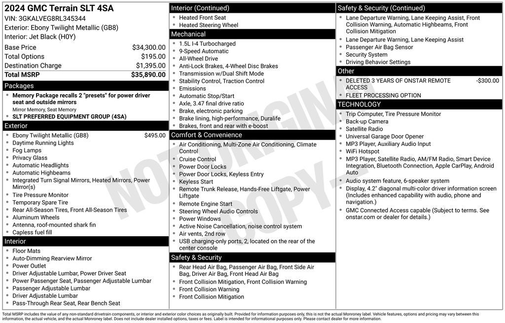 2024 GMC Terrain AWD SLT