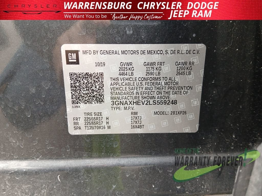 2020 Chevrolet Equinox FWD LS