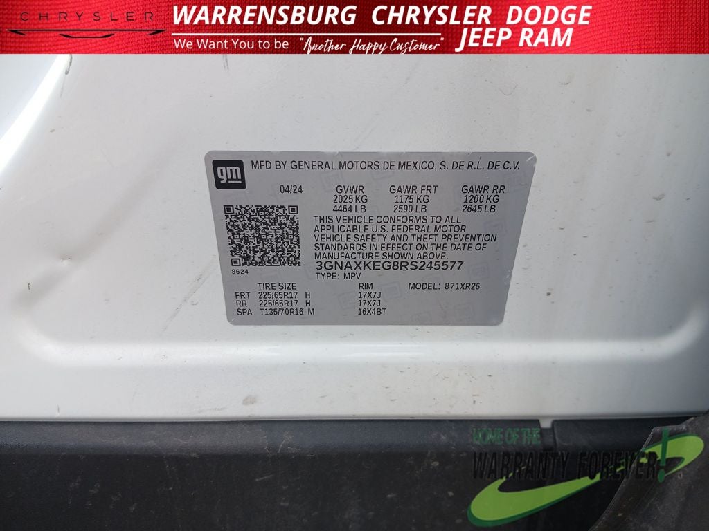 2024 Chevrolet Equinox FWD LT