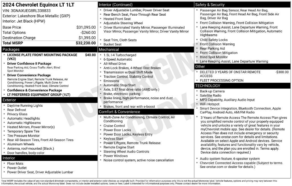 2024 Chevrolet Equinox AWD LT