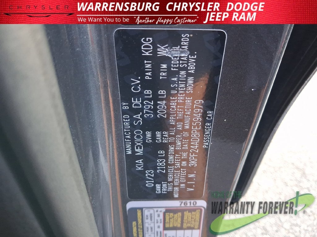 2023 Kia Forte LXS