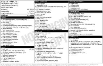 2023 Kia Forte LXS