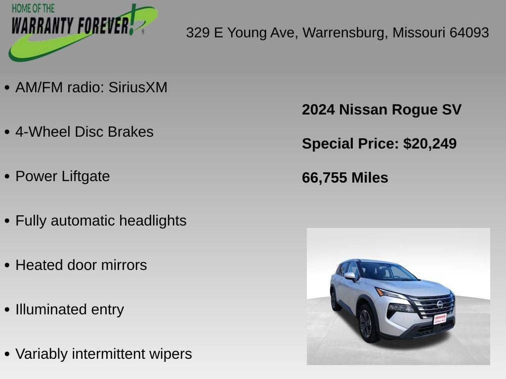 2024 Nissan Rogue SV Intelligent AWD
