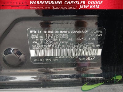 2024 Mitsubishi Outlander Sport 2.0 ES
