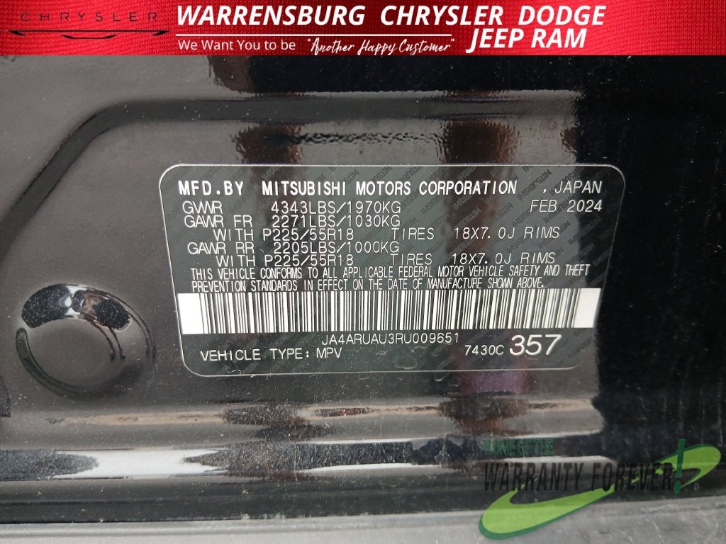 2024 Mitsubishi Outlander Sport 2.0 ES