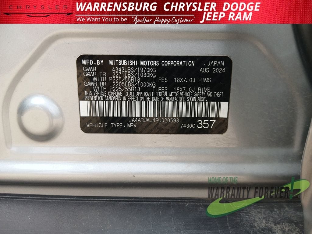 2024 Mitsubishi Outlander Sport 2.0 SE