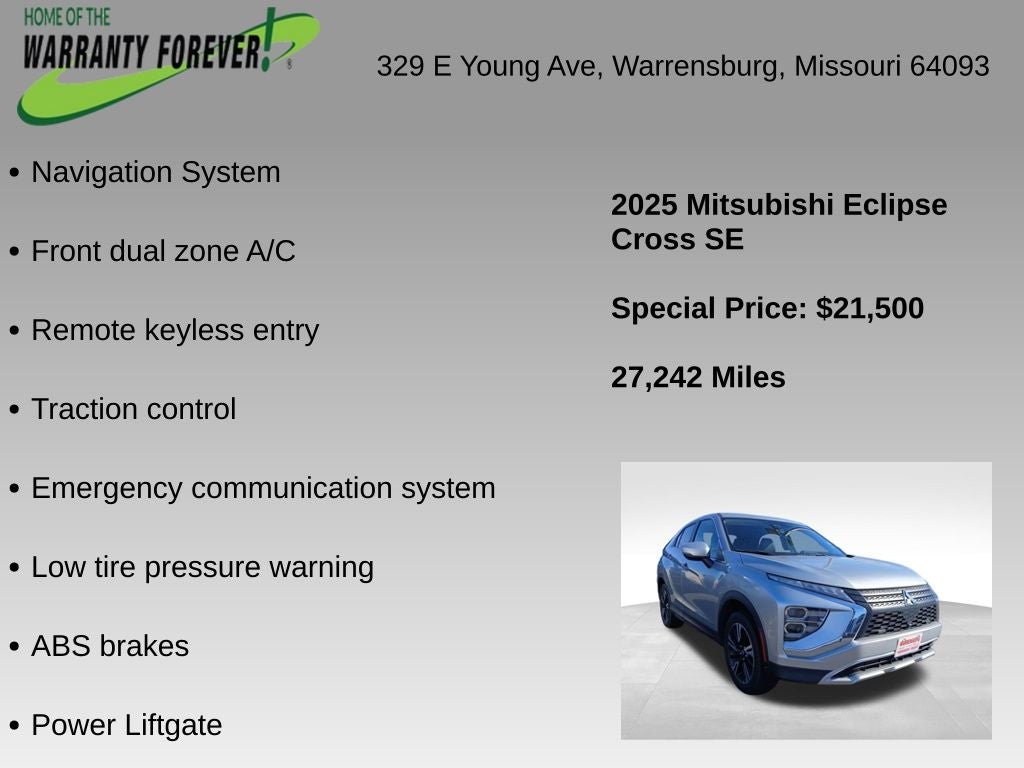 2025 Mitsubishi Eclipse Cross Base