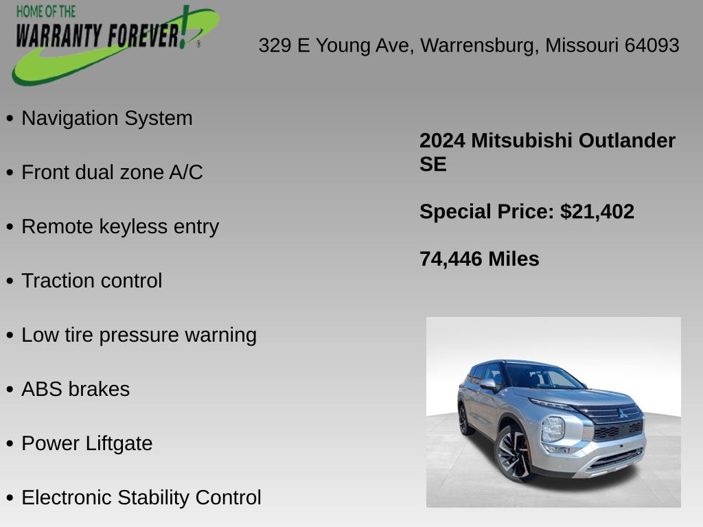2024 Mitsubishi Outlander Base