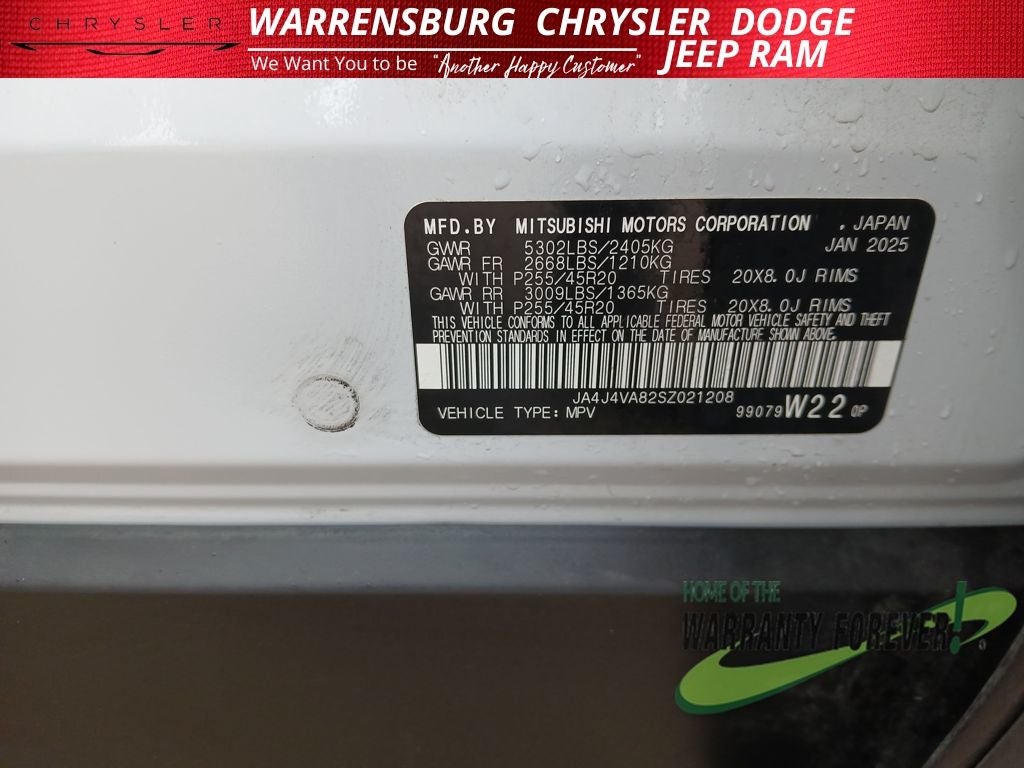 2025 Mitsubishi Outlander SE 2.5 S-AWC