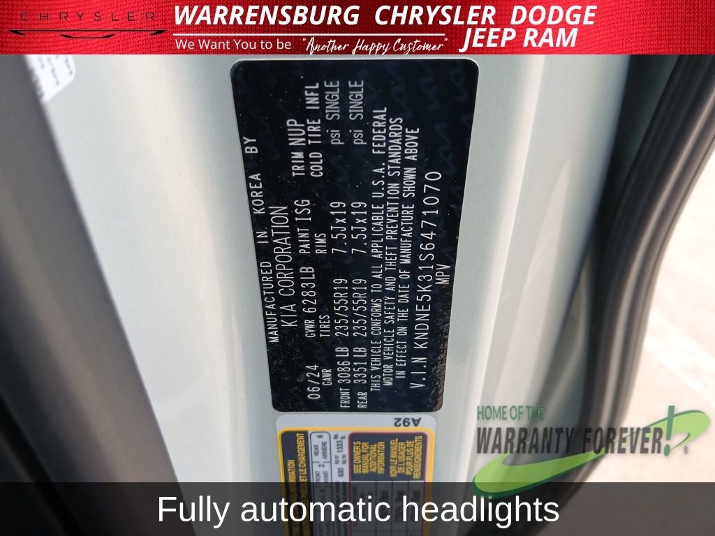 2025 Kia Carnival MPV SX Prestige